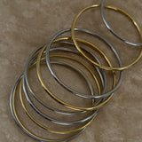 Bracelete Sophia (Kit com 5) - Ouro e Prata - detalhe 08 | SILLENE