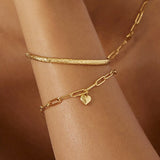 Bracelete Stevie - Ouro 18K | SILLENE