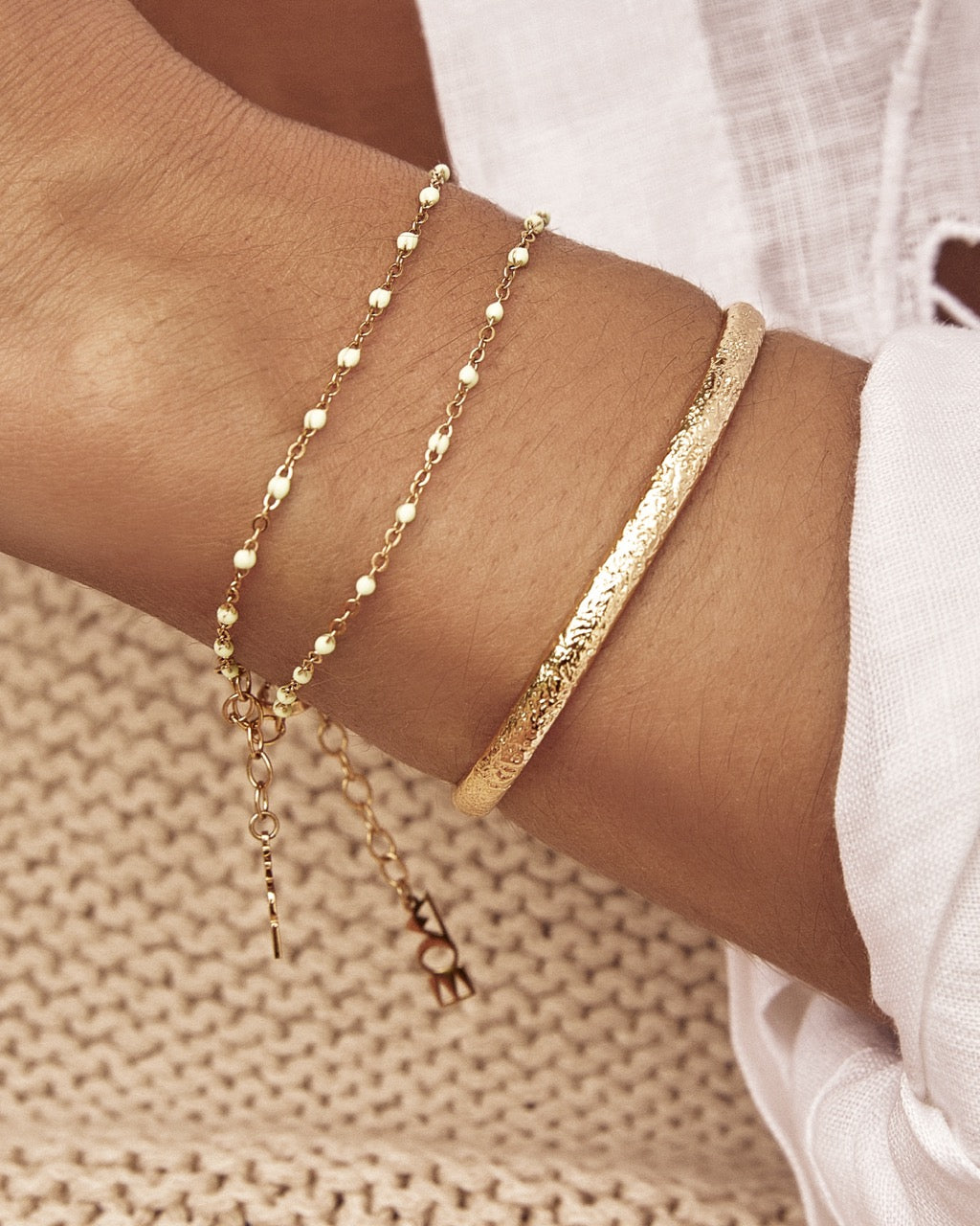 Bracelete Stevie - Ouro 18K | SILLENE