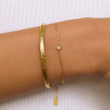 Bracelete Stevie - Ouro 18K | SILLENE