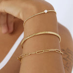 Bracelete Stevie - Ouro 18K | SILLENE