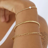 Bracelete Stevie - Ouro 18K | SILLENE