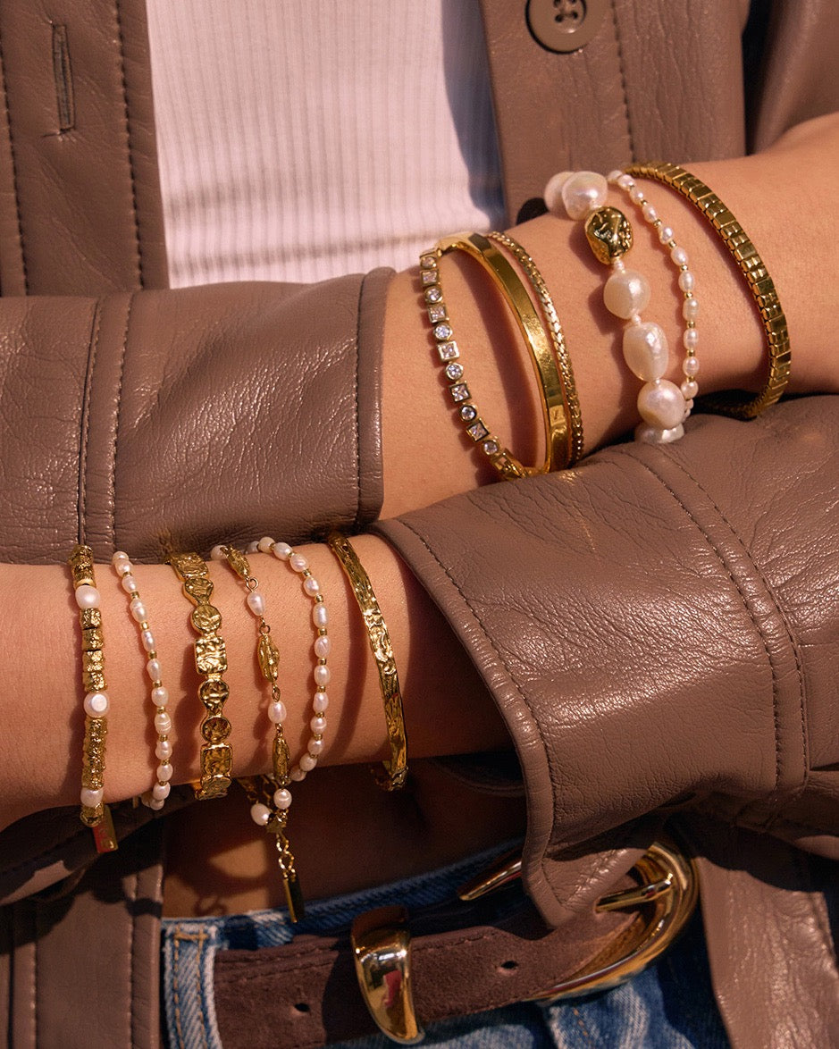 Bracelete Zilla - Ouro 18K | SILLENE - uso
