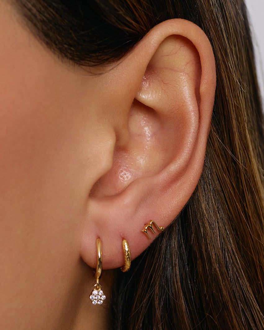 Brinco Annabelle - Ouro 18K | SILLENE - uso