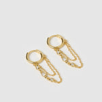 Brinco Argola Amaretto - Ouro 18K | SILLENE