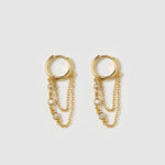 Brinco Argola Amaretto - Ouro 18K | SILLENE