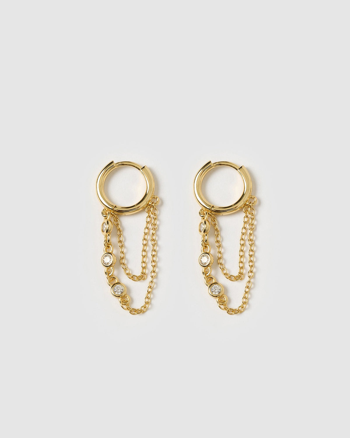 Brinco Argola Amaretto - Ouro 18K | SILLENE