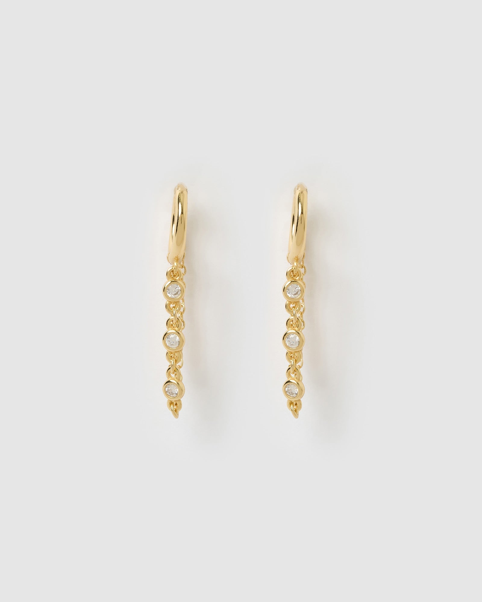 Brinco Argola Amaretto - Ouro 18K | SILLENE