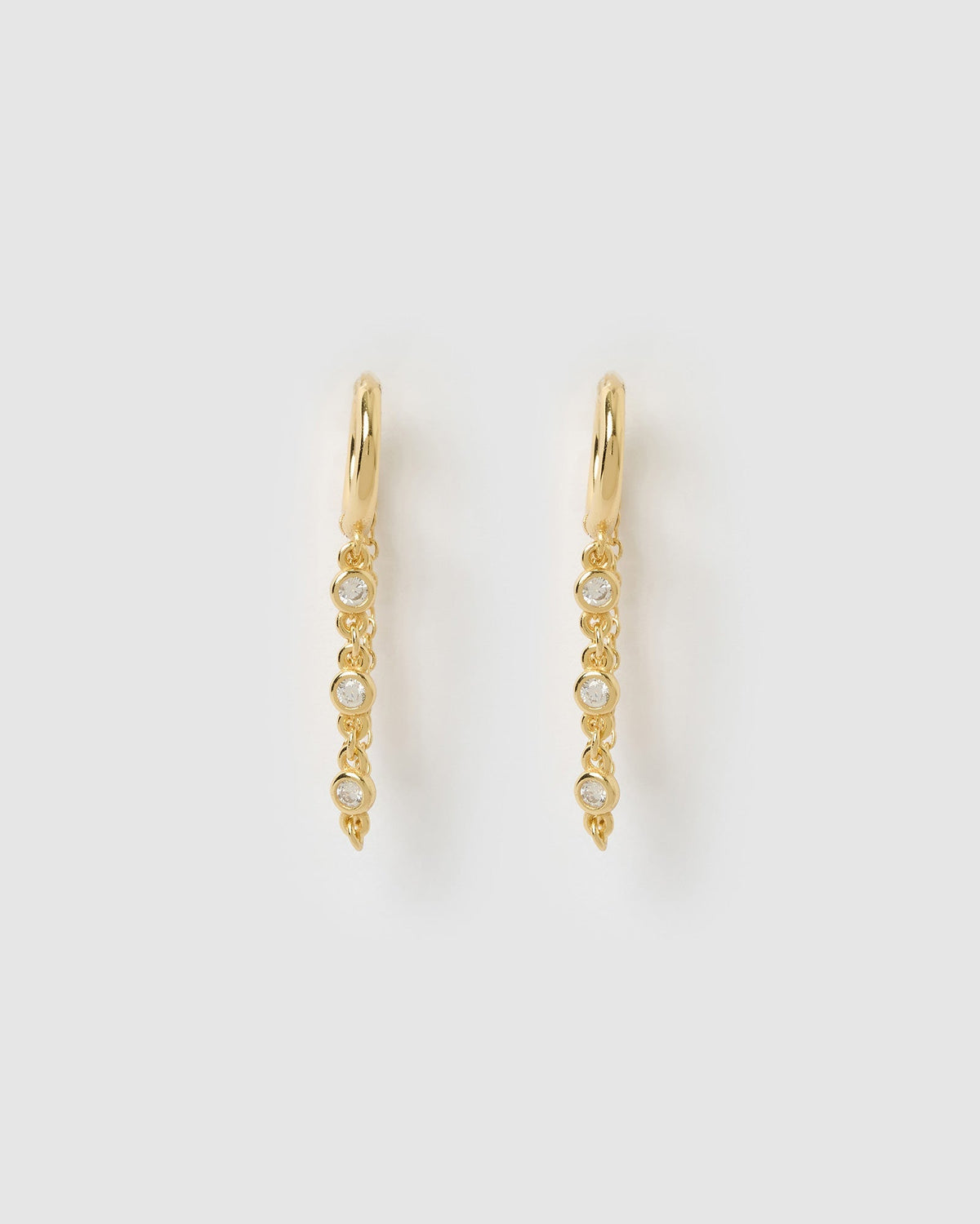 Brinco Argola Amaretto - Ouro 18K | SILLENE