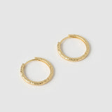 Brinco Argola Arabella - Ouro 18K | SILLENE