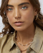 Brinco Argola Arabella - Ouro 18K | SILLENE