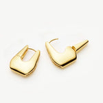 Brinco Argola Arco Cravejado - Ouro 18K | SILLENE