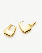 Brinco Argola Arco Cravejado - Ouro 18K | SILLENE