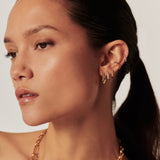 Brinco Argola Arco Pequena - Ouro 18K | SILLENE