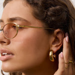 Brinco Argola Bella - Ouro 18K | SILLENE - uso