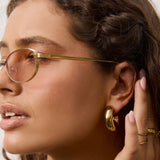 Brinco Argola Bella - Ouro 18K | SILLENE - uso