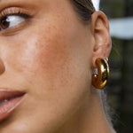 Brinco Argola Bella - Ouro 18K | SILLENE