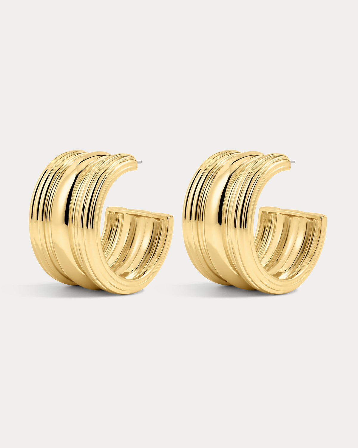 Brinco Argola Canyon - Ouro 18K | SILLENE