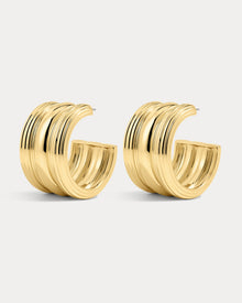Brinco Argola Canyon - Ouro 18K | SILLENE