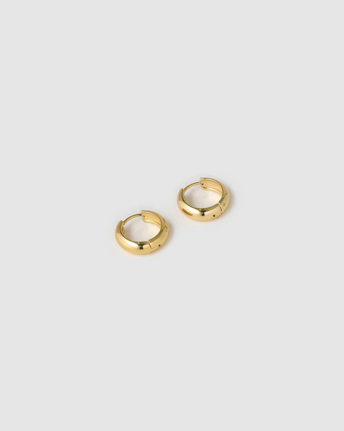 Brinco Argola Cassie - Ouro 18K | SILLENE - Midi - 14mm