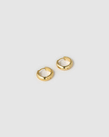 Brinco Argola Cassie - Ouro 18K | SILLENE - Midi - 14mm