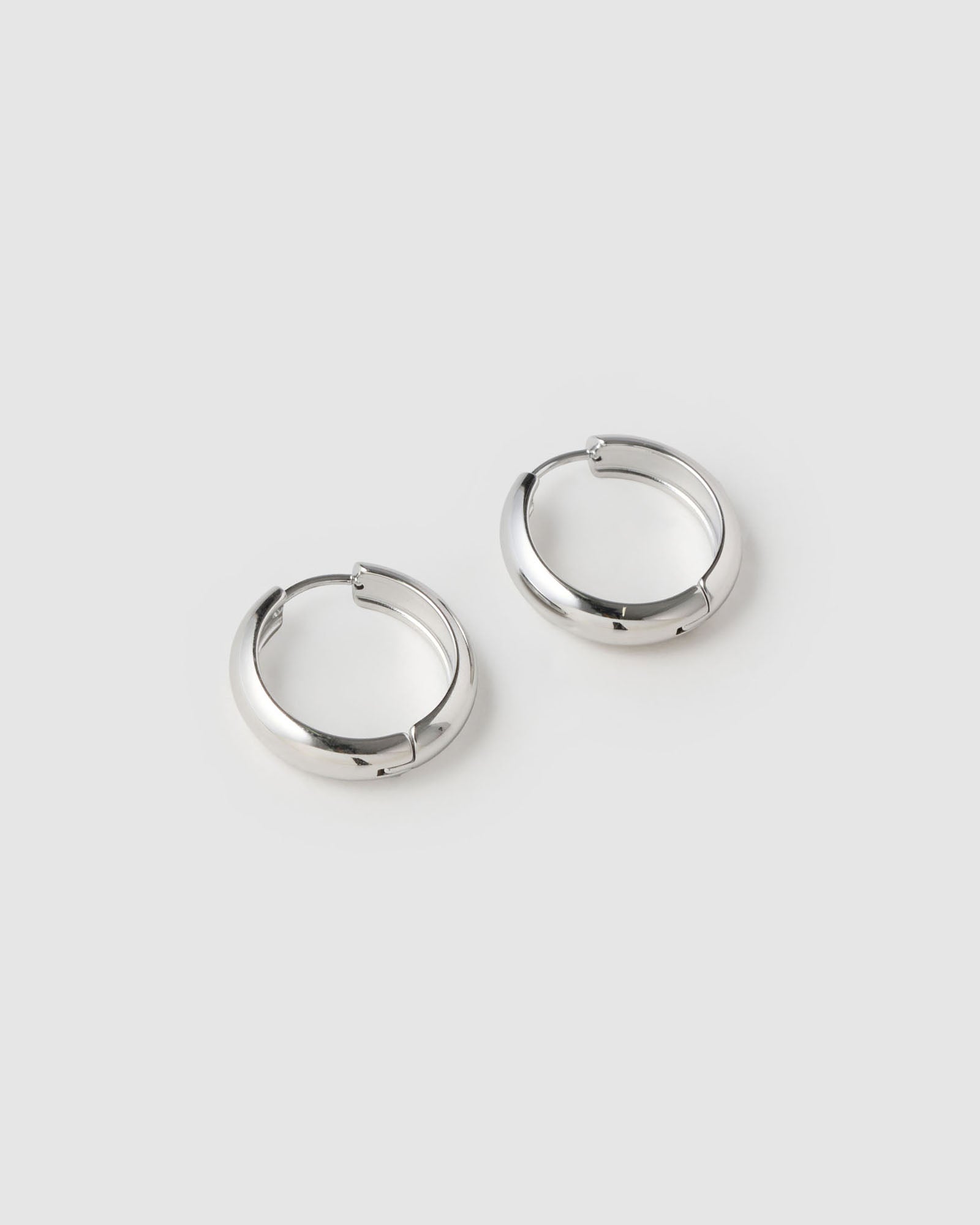 Brinco Argola Cassie - Prata | SILLENE - Maxi - 20mm