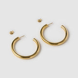 Brinco Argola Chlo - Ouro 18K | SILLENE - Maxi - 45mm