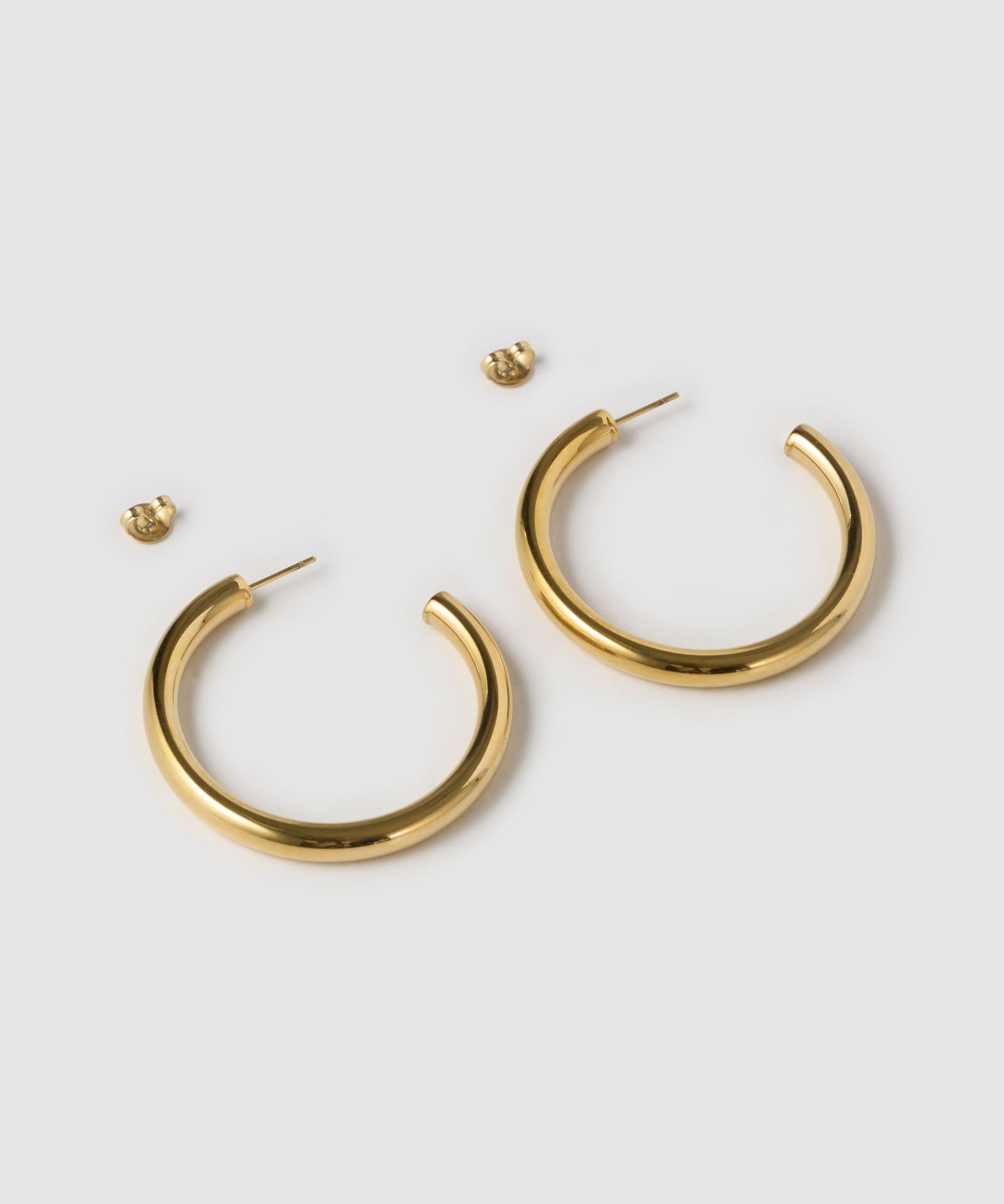 Brinco Argola Chlo - Ouro 18K | SILLENE - Maxi - 45mm