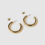 Brinco Argola Chlo - Ouro 18K | SILLENE - Midi - 35mm