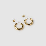 Brinco Argola Chlo - Ouro 18K | SILLENE - Mini - 25mm
