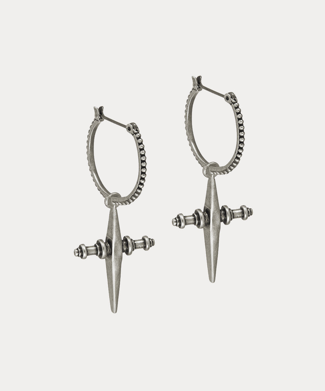 Brinco Argola Cross - Prata | SILLENE