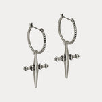 Brinco Argola Cross - Prata | SILLENE