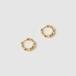 Brinco Argola Electra - Ouro 18K | SILLENE