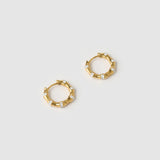 Brinco Argola Electra - Ouro 18K | SILLENE