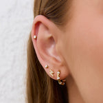 Brinco Argola Electra - Ouro 18K | SILLENE - uso