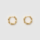 Brinco Argola Electra - Ouro 18K | SILLENE