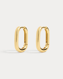 Brinco Argola Elo de Corrente - Ouro 18K | SILLENE
