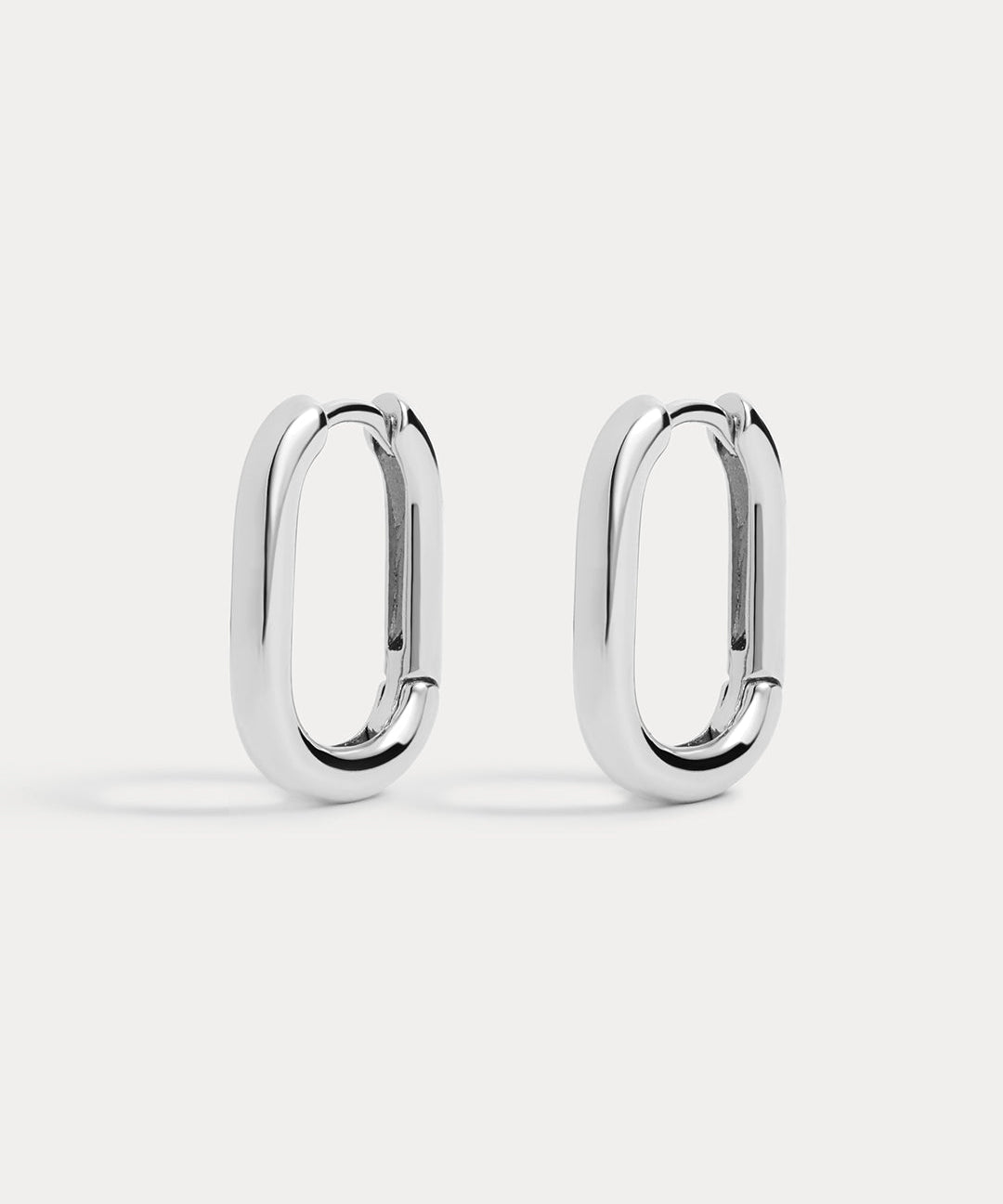 Brinco Argola Elo de Corrente - Prata | SILLENE