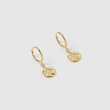 Brinco Argola Estrella com Zircônia - Ouro 18K - detalhe 04 | SILLENE