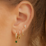 Brinco Argola Felicity - Ouro 18K | SILLENE - uso