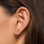 Brinco Argola Felicity - Ouro 18K | SILLENE - uso
