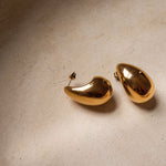 Brinco Argola Gia - Ouro 18K - detalhe 02 | SILLENE