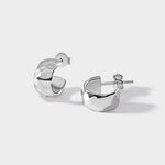 Brinco Argola Halo - Prata | SILLENE