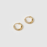 Brinco Argola Imogen - Ouro 18K | SILLENE