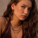 Brinco Argola Imogen - Ouro 18K | SILLENE - uso