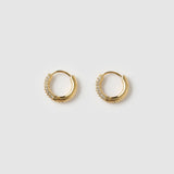 Brinco Argola Imogen - Ouro 18K | SILLENE