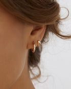 Brinco Argola Jean - Ouro 18K | SILLENE - uso