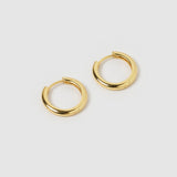 Brinco Argola Jett - Ouro 18K | SILLENE