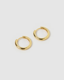 Brinco Argola Jett - Ouro 18K | SILLENE