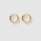 Brinco Argola Jett - Ouro 18K | SILLENE